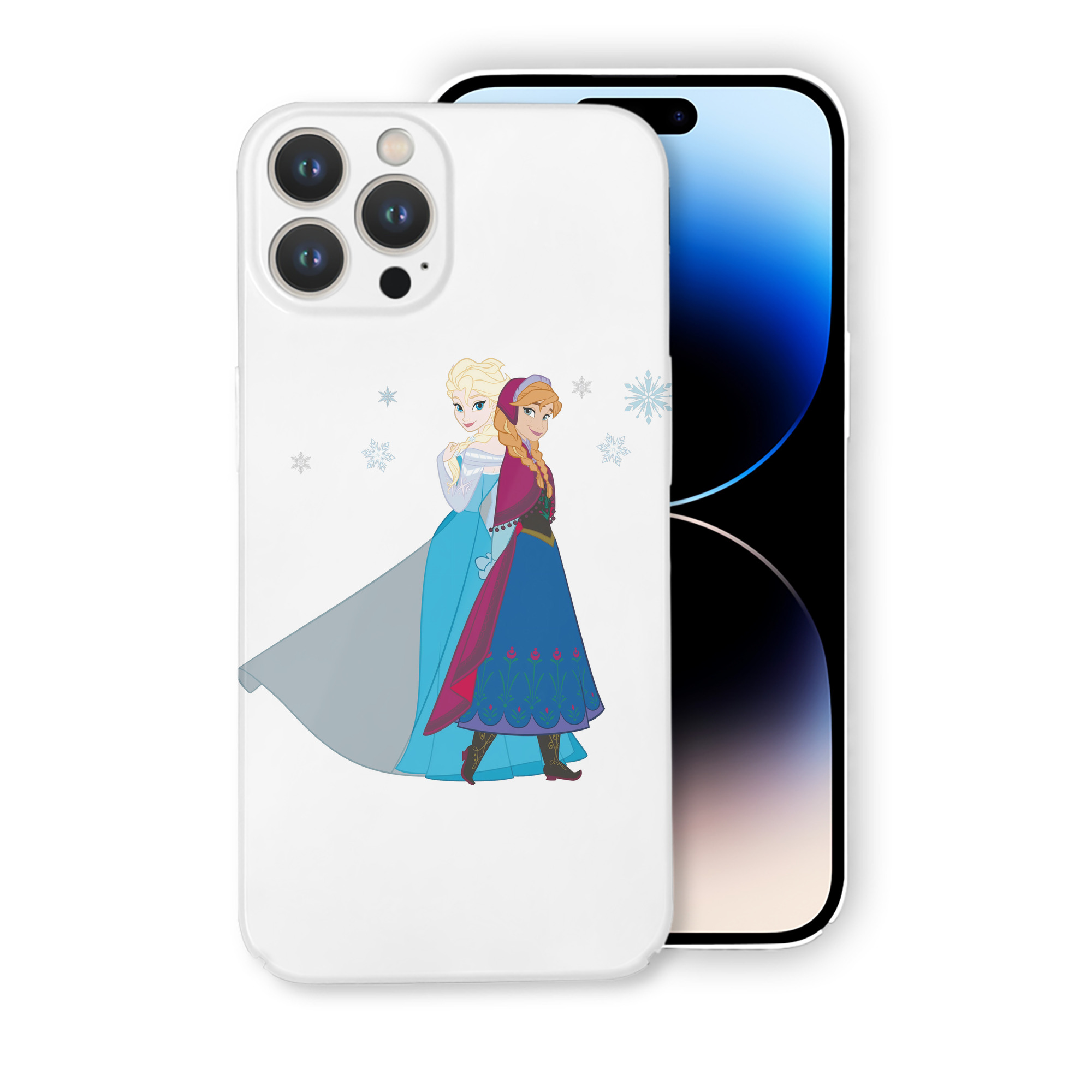 （画像用） アナと雪の女王 アンナ エルサ Frozen Anna Elsa 【iPhone 14シリーズ対応】ハードケース